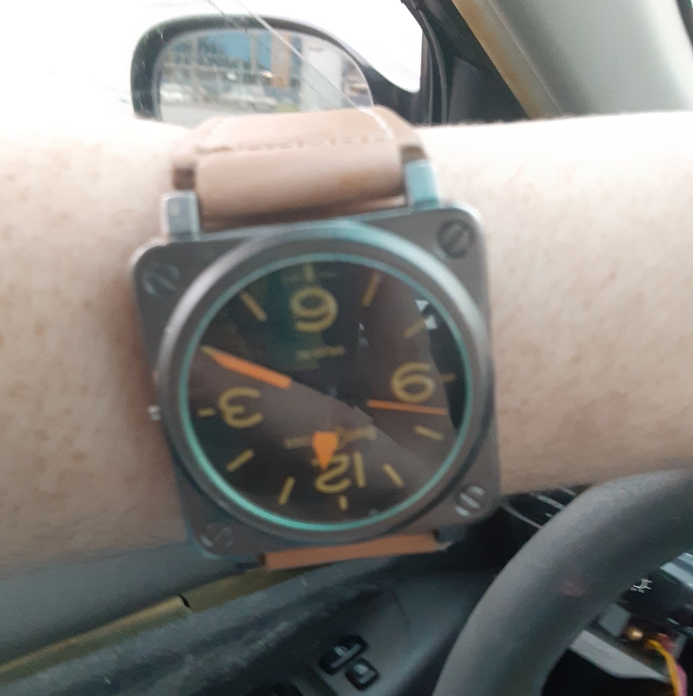 Mens bell and  ross  watch automatic 42mm ceramic